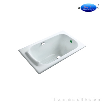 Small Hot Sale Square Cast Iron Bathtub Murah